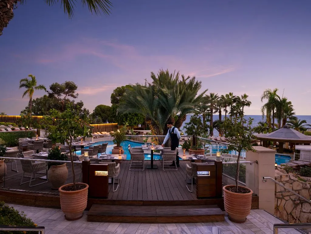 Restaurant, Mediterranean Beach, Cyprus