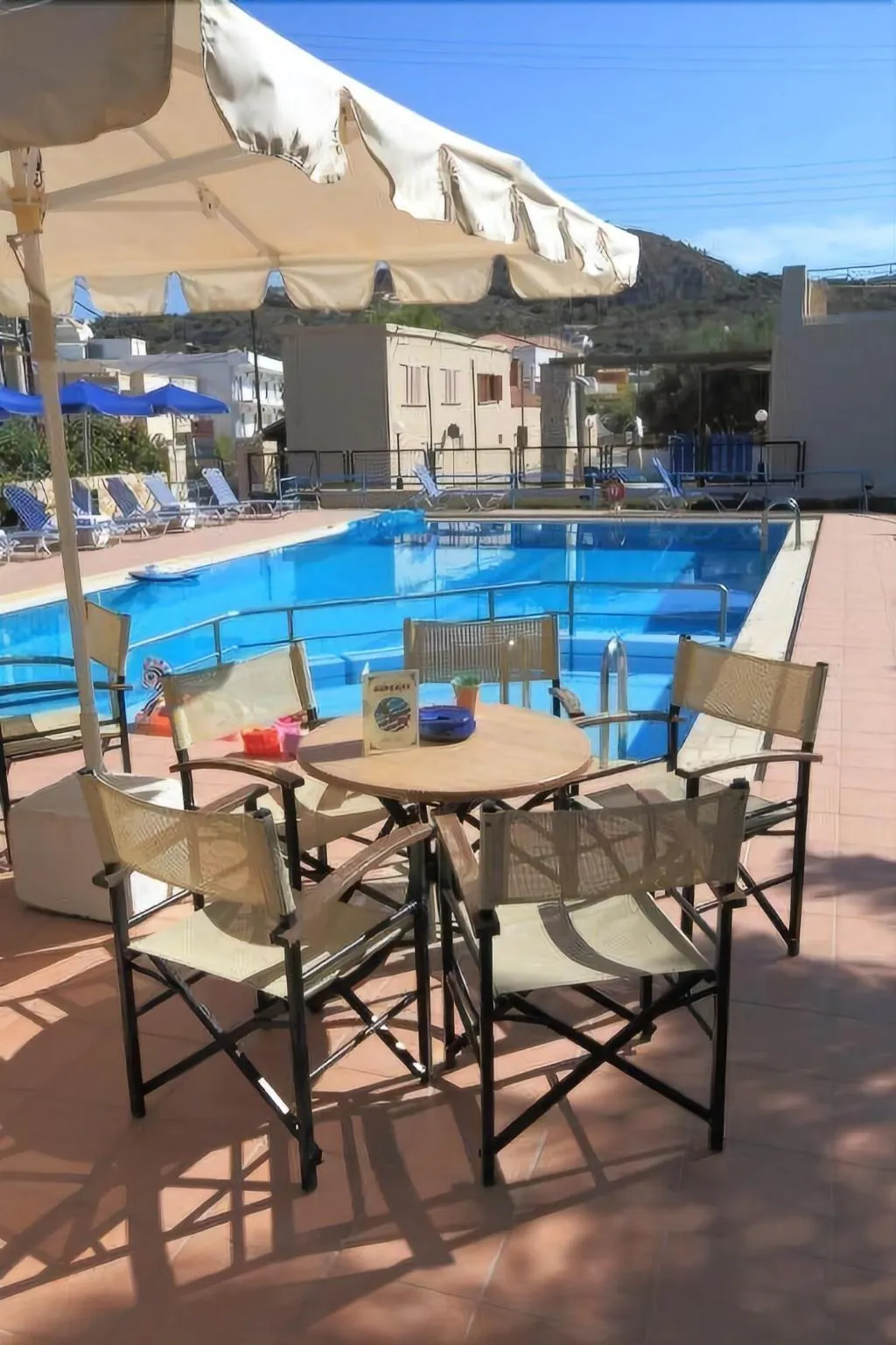 Terrace, Niriides Hotel, Crete