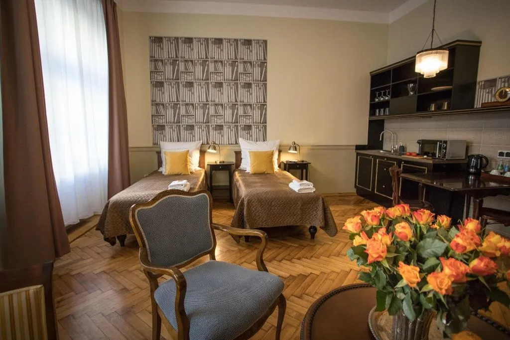 Room, Scharffenberg Apartments Main Square, Krakow