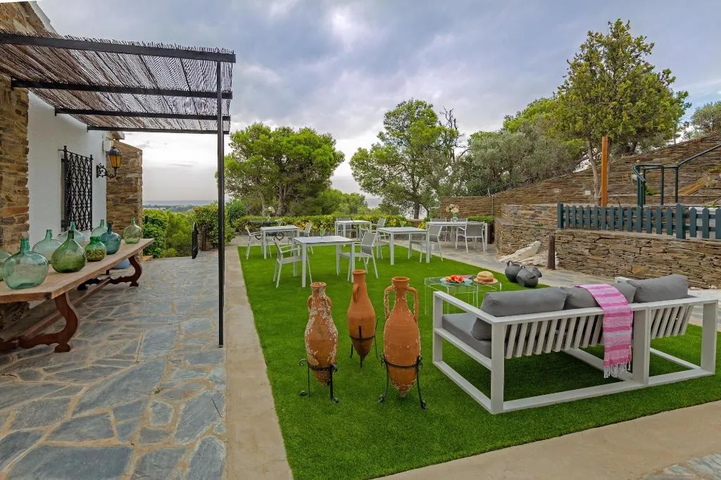 Terrace, Hotel Rec De Palau, Costa Brava