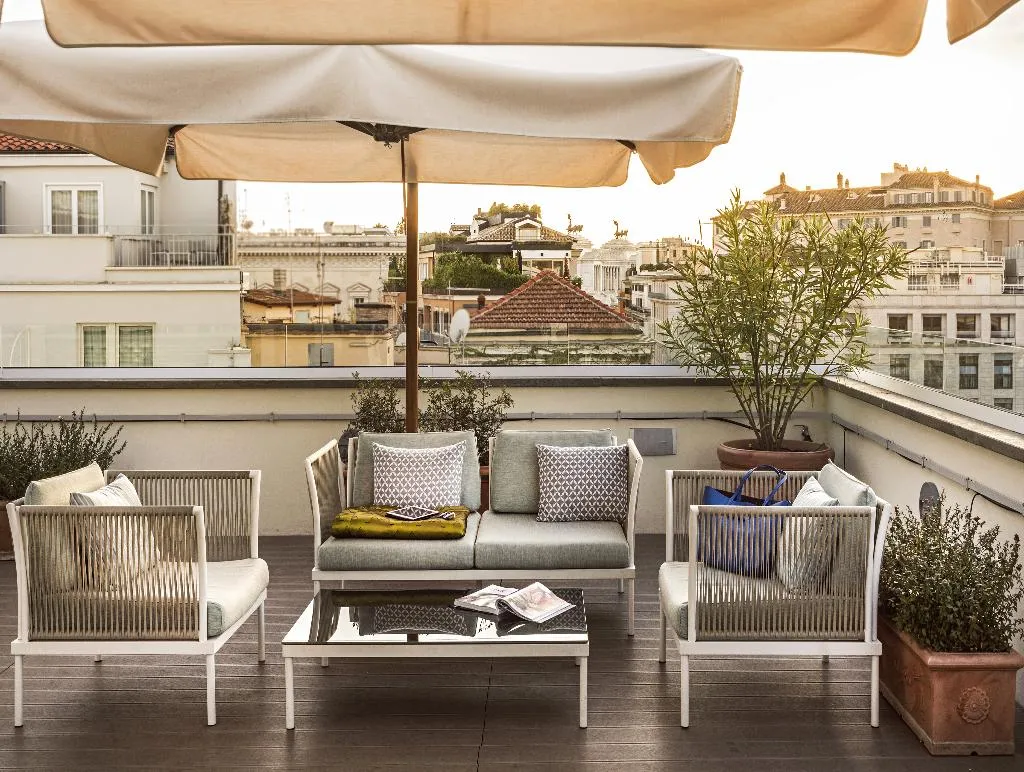 Terrace, The Glam, Rome