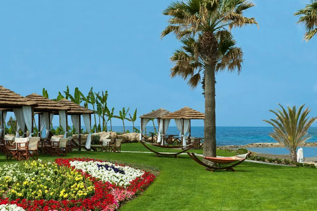 Terrace, Constantinou Bros Pioneer Beach Hotel, Cyprus