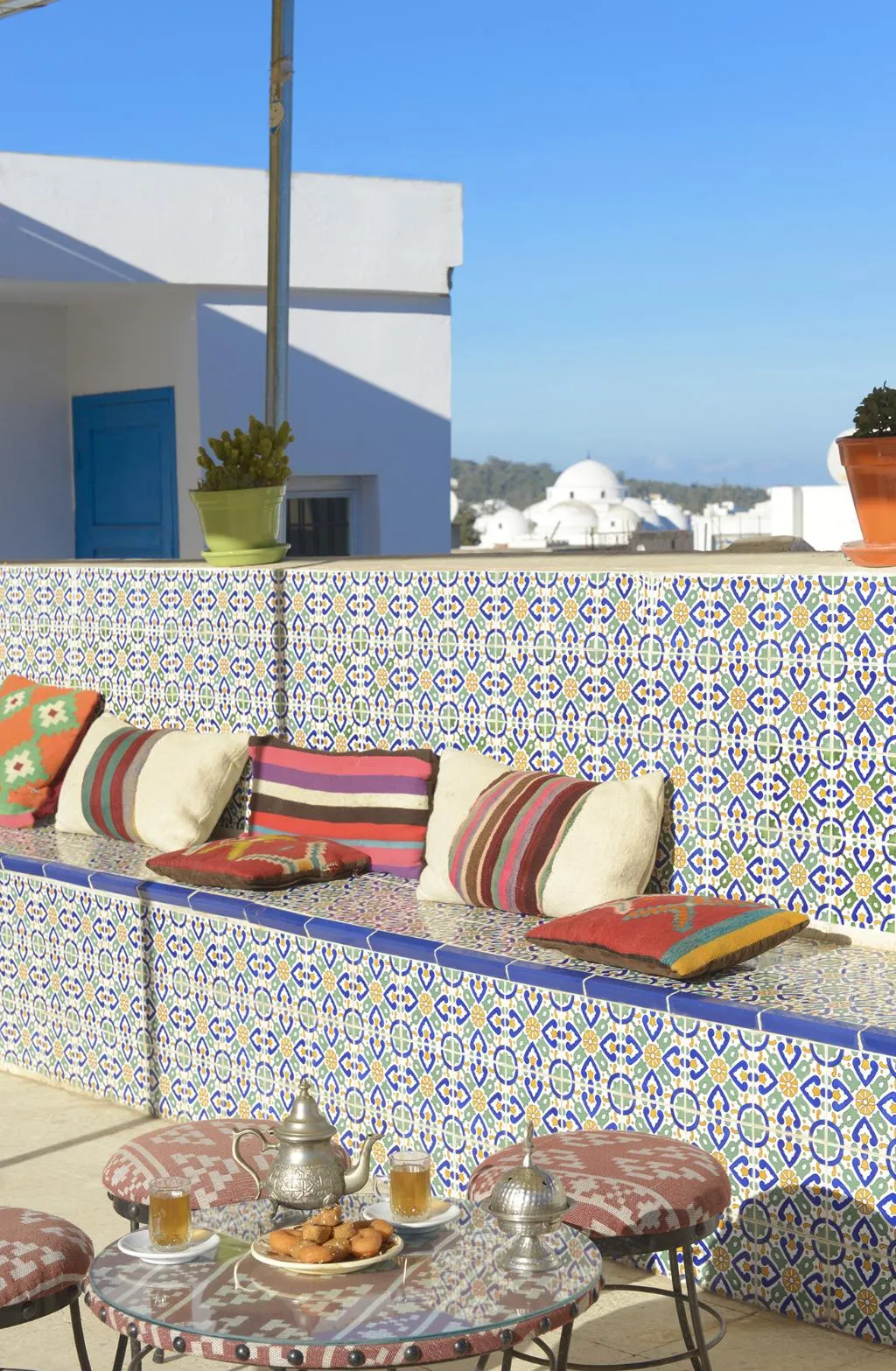 Terrace, Dar Ya Hostel, Tunisia