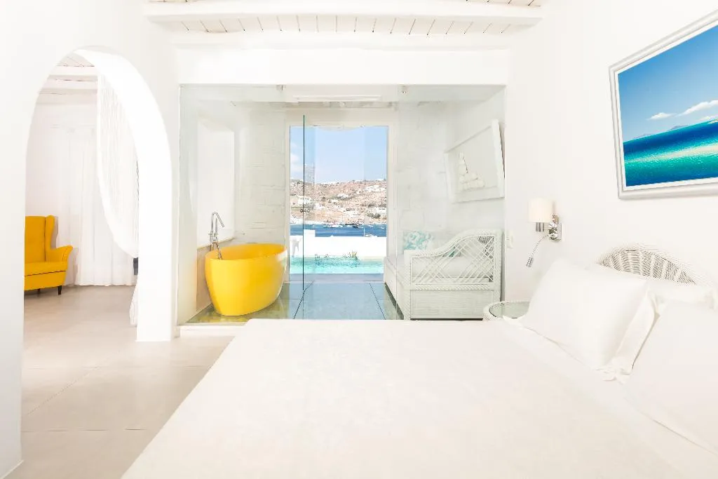 SUITE WITH PRIVATE POOL Room, Kivotos Mykonos, Mykonos