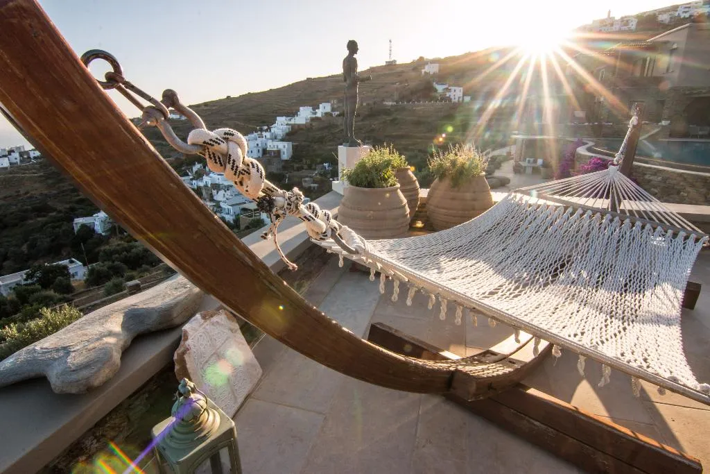 Terrace, Aeolis Tinos Suites, Mykonos