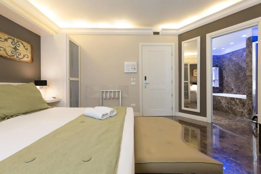 JUNIOR SUITE QUEEN SIZE BED Room, Quintocanto Hotel and Spa, Palermo