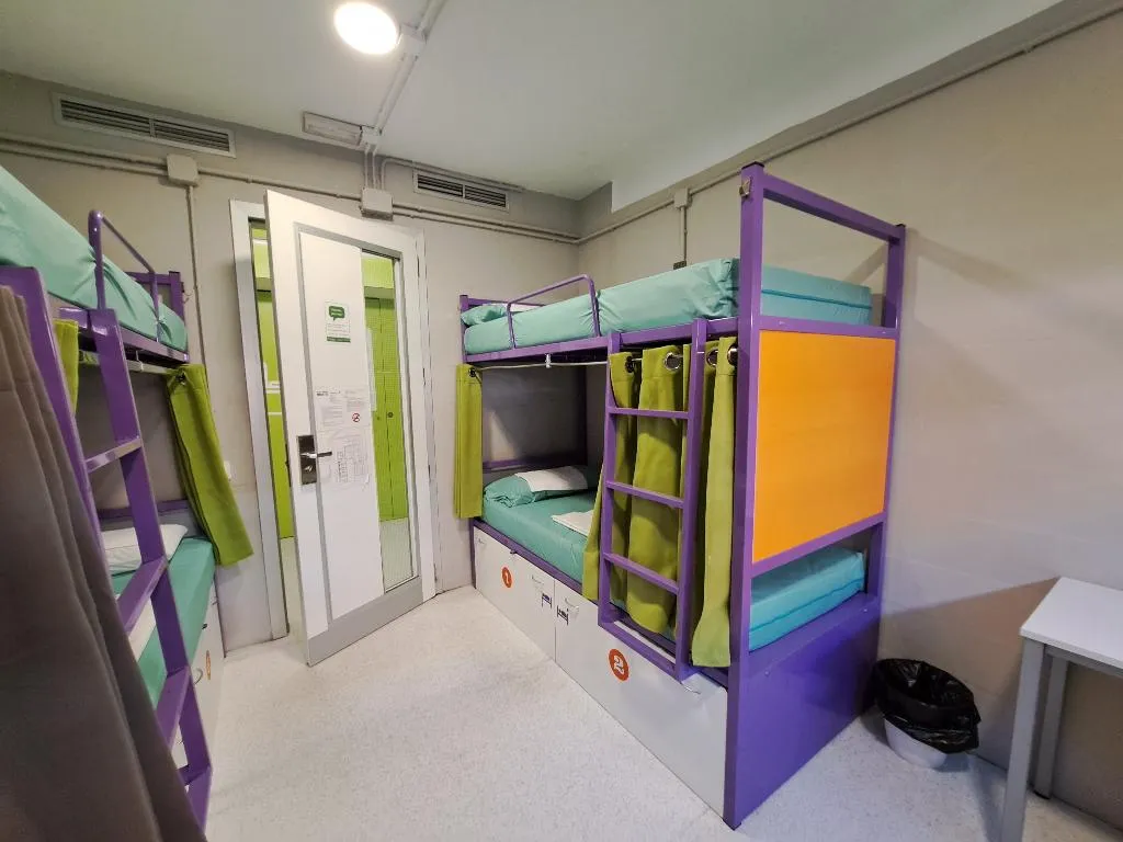 Bed in dormitory CAPACITY 6 WITH SHARED BATHROOM Room, Scout Madrid Hostel, Madrid