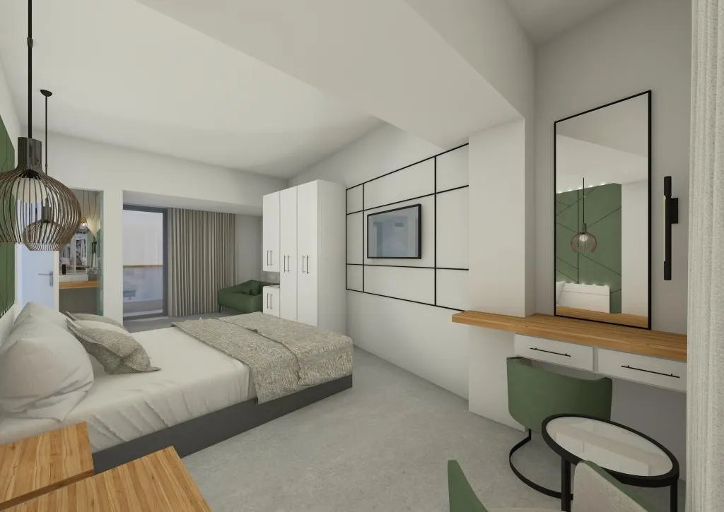 JUNIOR SUITE WITH JACUZZI Room, Atlantis Boutique City Hotel, Rhodes
