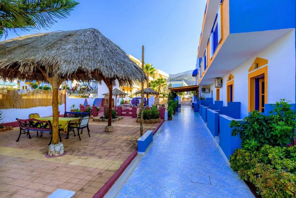 Terrace, Eltina Apartments, Crete