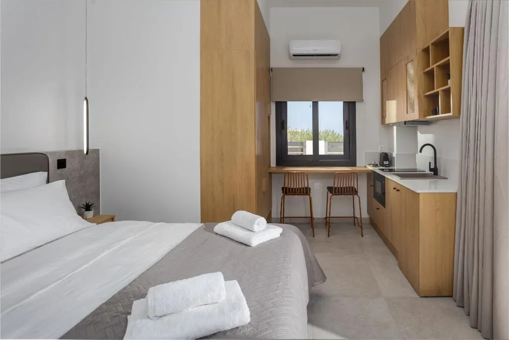 SUITE DELUXE WITH PRIVATE POOL Room, John Mary Apartments Gouves, Crete