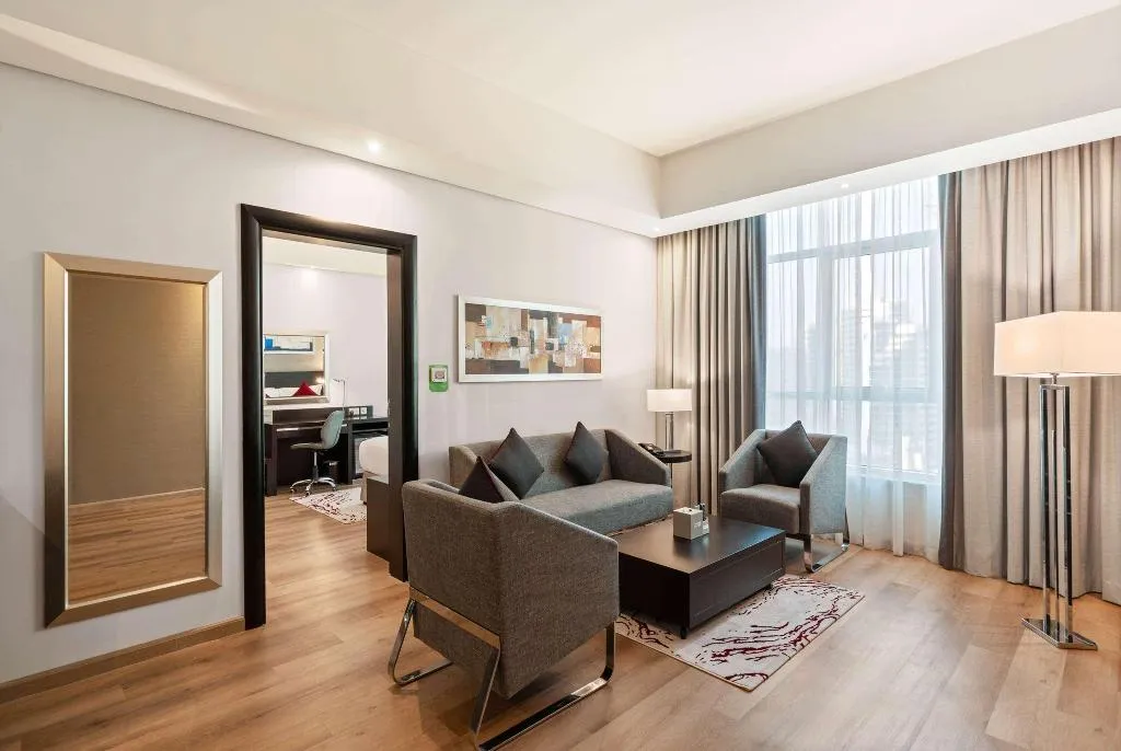 SUITE NON SMOKING Room, Ramada By Wyndham Dubai Barsha Heights Ex AurisInn, Dubai