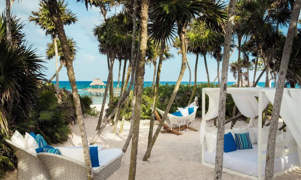 Beach, Jungala Hotel at VidantaWorld Riviera Maya, Cancun Area