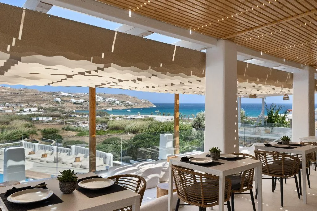 Restaurant, Penelope Village by Mr and Mrs White, Mykonos