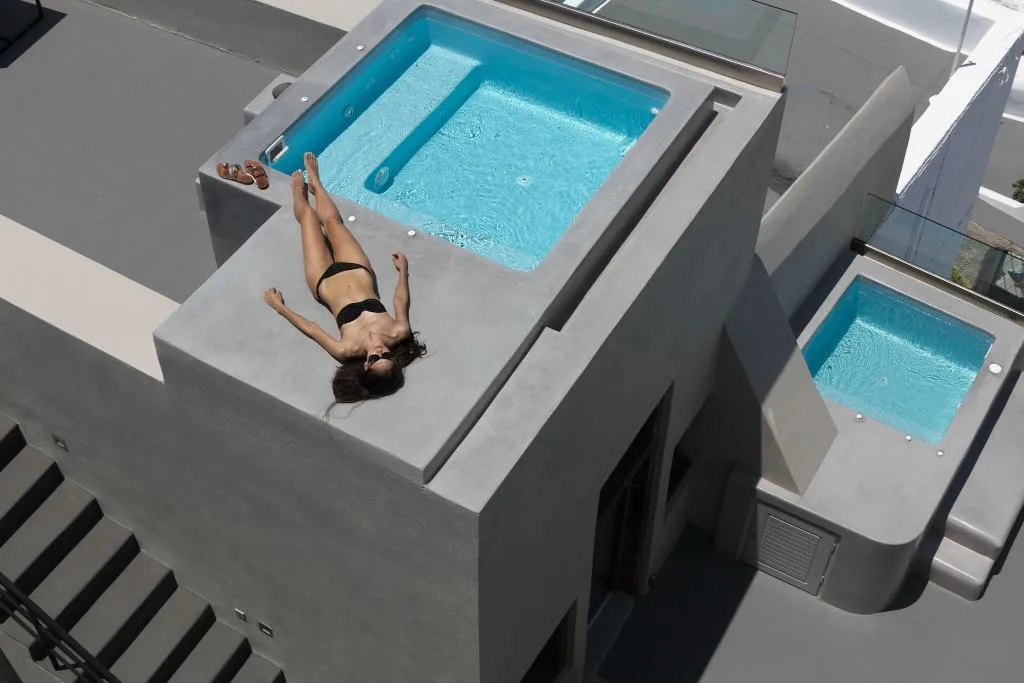 Terrace, Aria Suites, Santorini