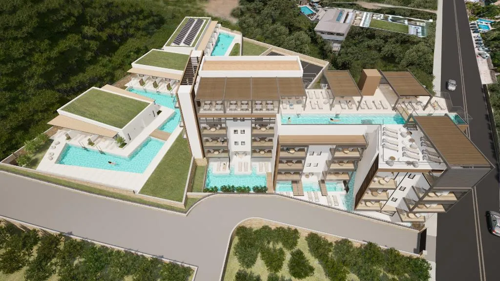 General view, Aether Hotel, Skiathos