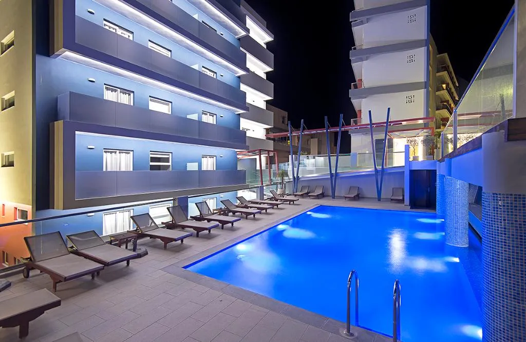 Pool, Semiramis City Hotel, Rhodes
