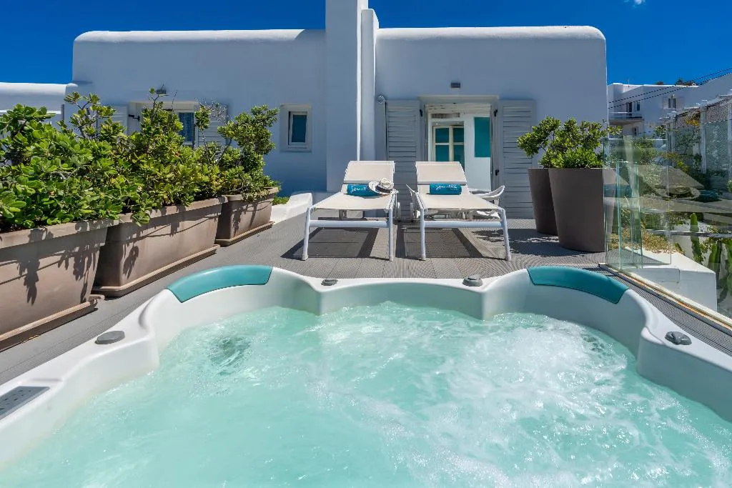 DOUBLE SEA VIEW Room, Semeli, Mykonos
