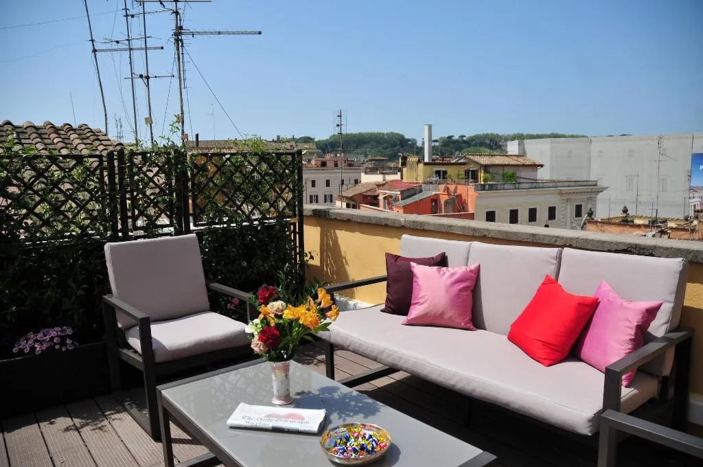 Terrace, Little Queen Navona, Rome