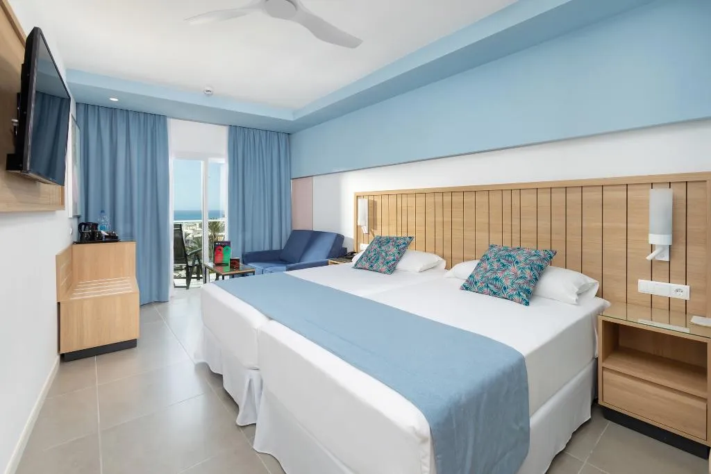 Double or Twin SEA VIEW WITH BALCONY Room, Hotel Riu Palace Palmeras - All Inclusive, Gran Canaria