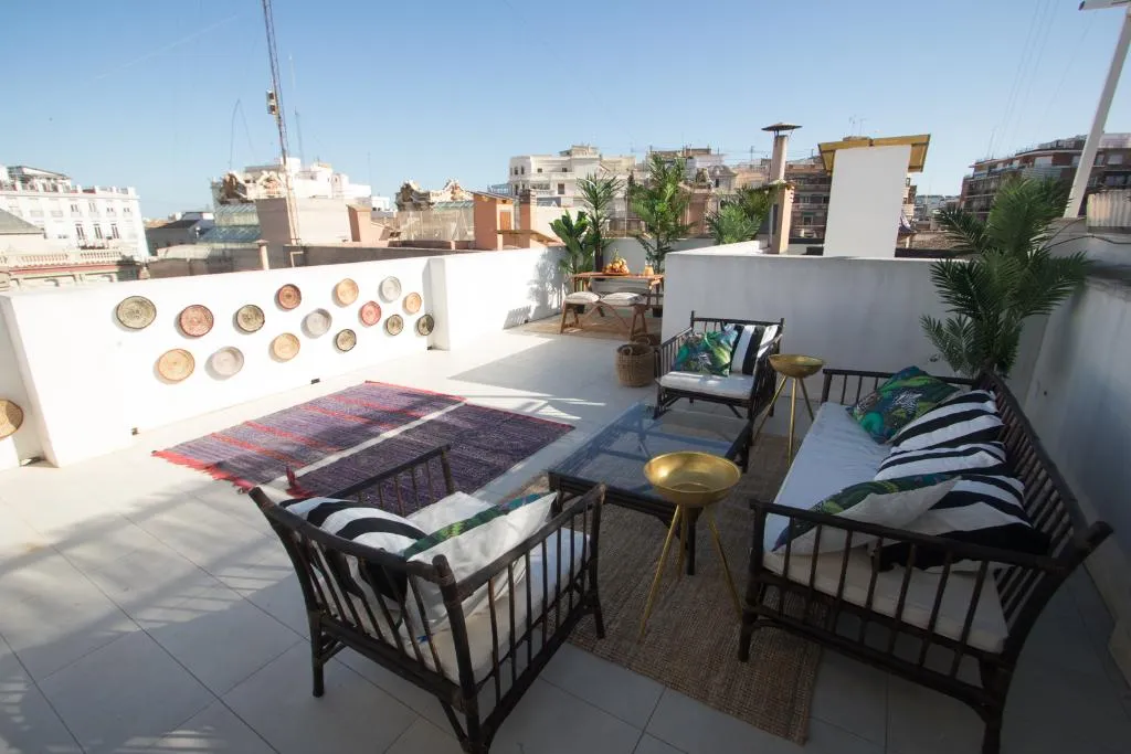 Terrace, Cosy Rooms Embajador, Valencia