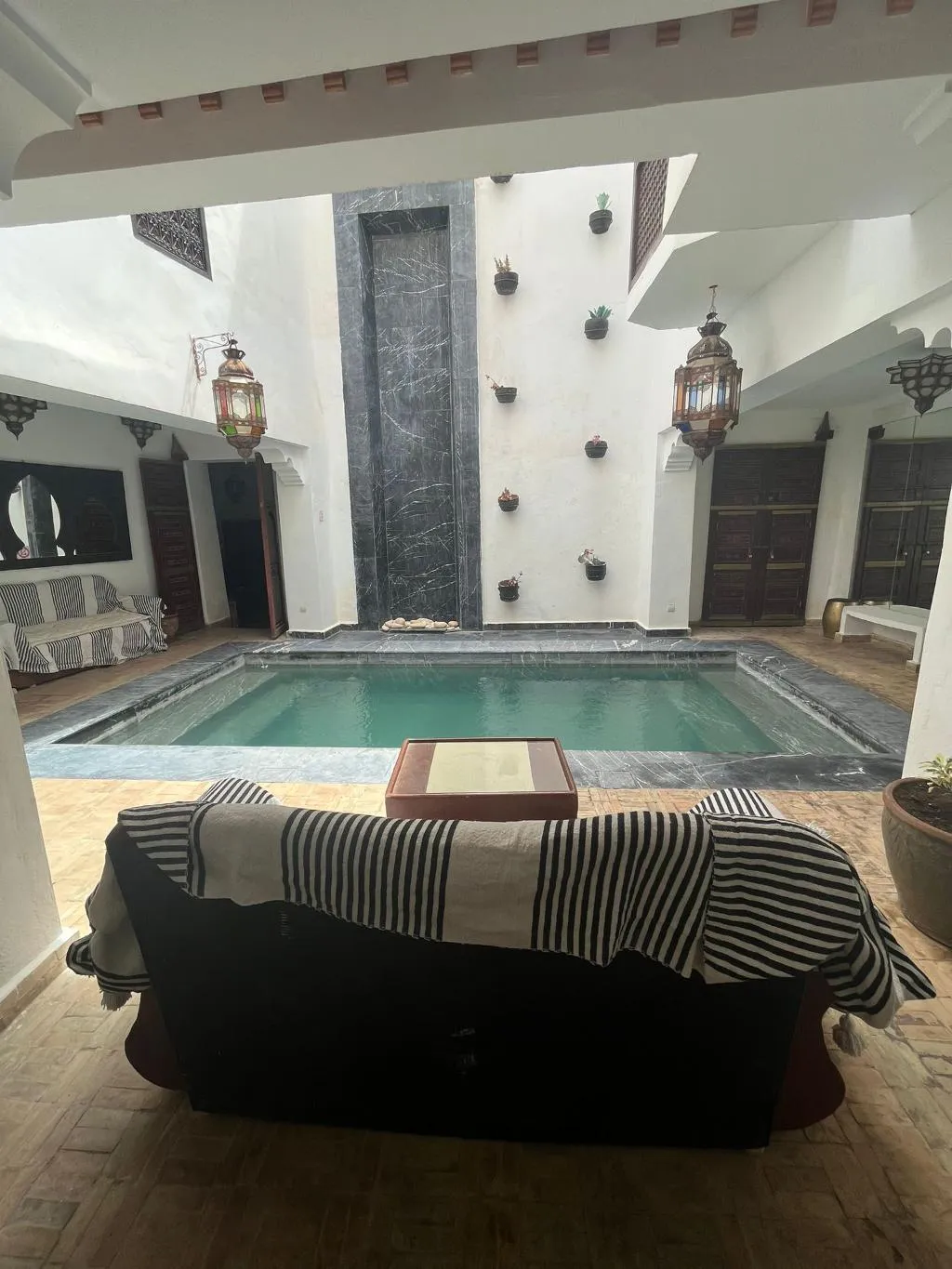 General view, Riad Dar Bounouar, Marrakech