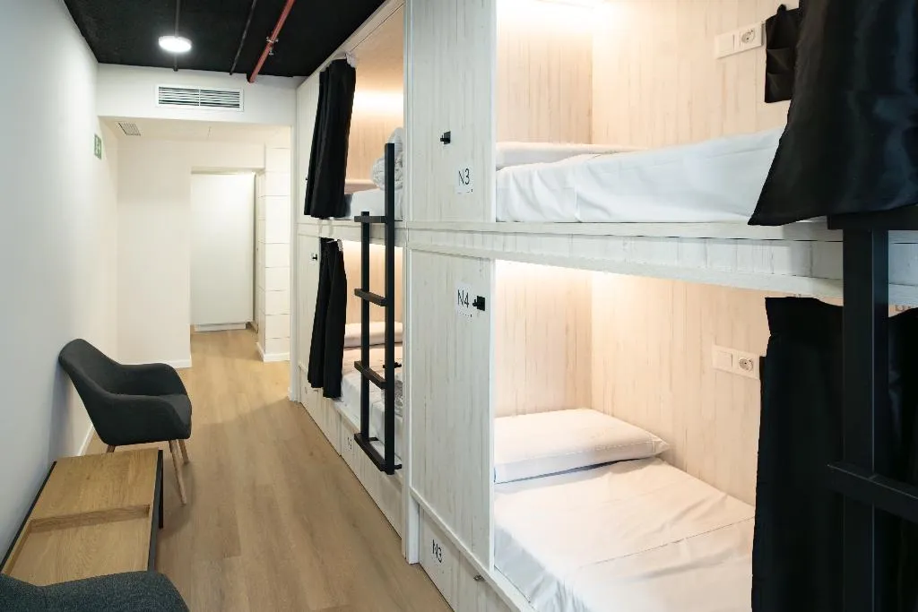 Bed in dormitory CAPACITY 4 ONE BEDROOM Room, Adventure Hostel Madrid, Madrid