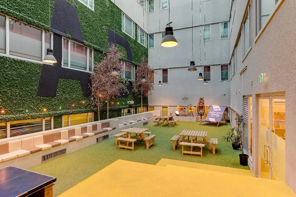 General view, ClinkNoord Hostel, Amsterdam