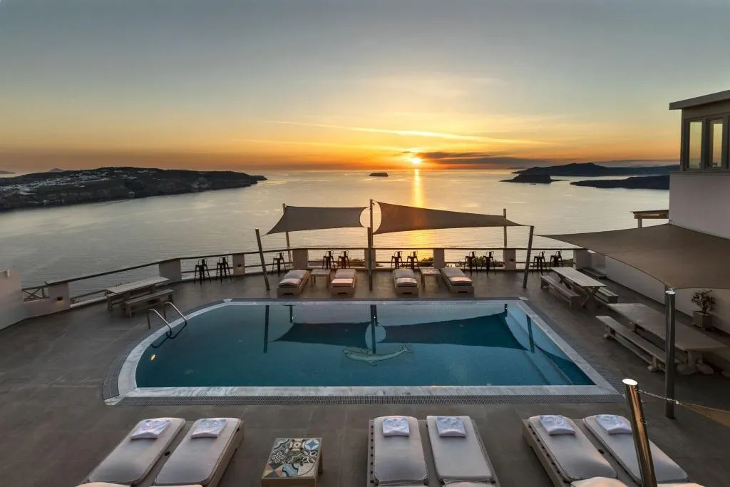 General view, Grand View Hotel, Santorini