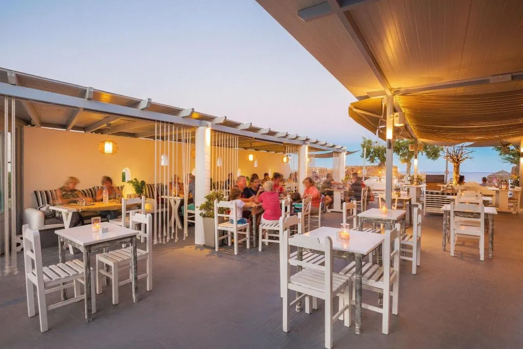 Restaurant, Sea View Beach Hotel, Santorini