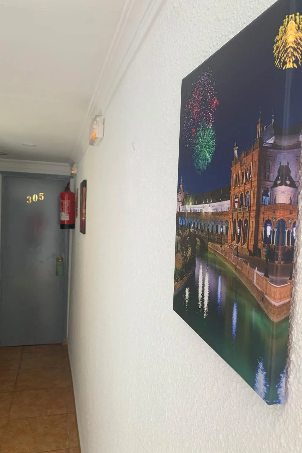 General view, Hostal Alcobia, Seville