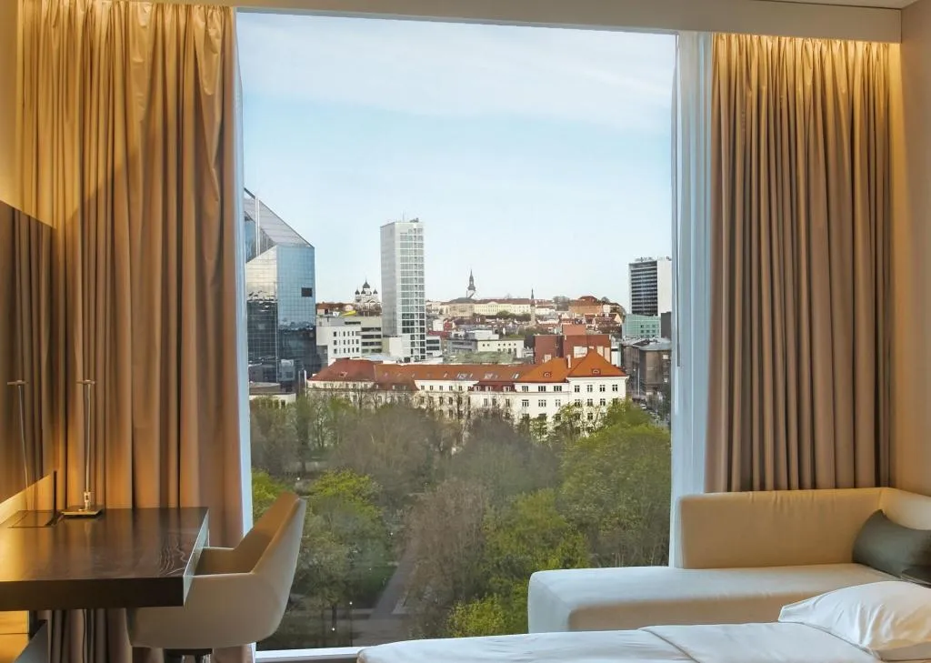 TWIN TWO DOUBLE BEDS Room, Hilton Tallinn Park, Tallinn