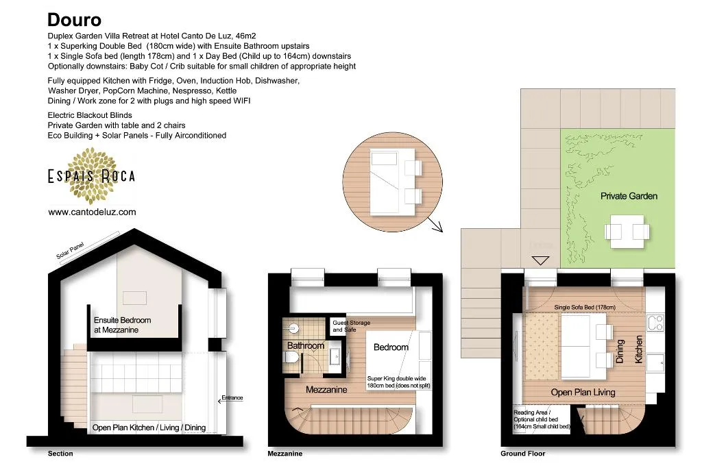 VILLA PREMIER KING BED Room, Canto De Luz, Porto