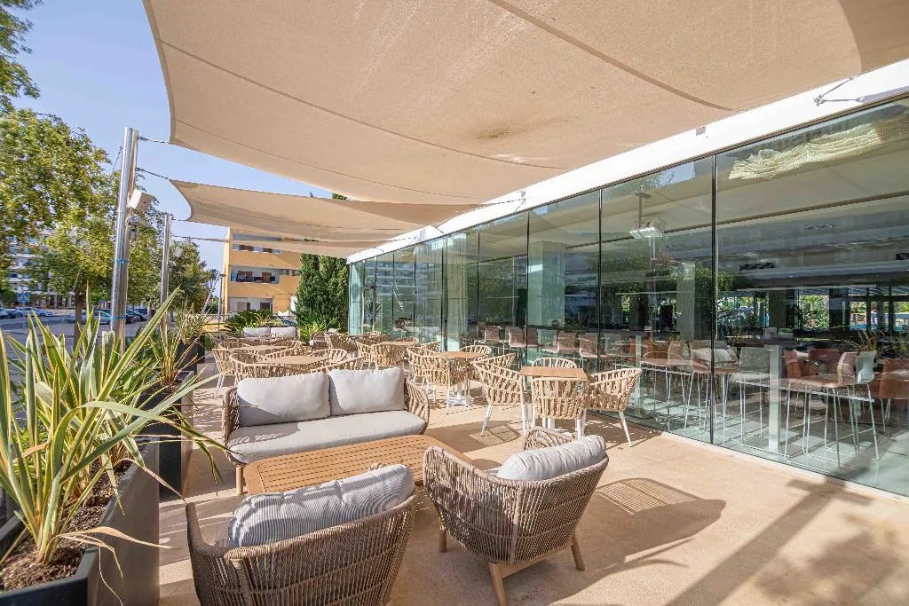 Terrace, JS Sol de Alcudia, Majorca