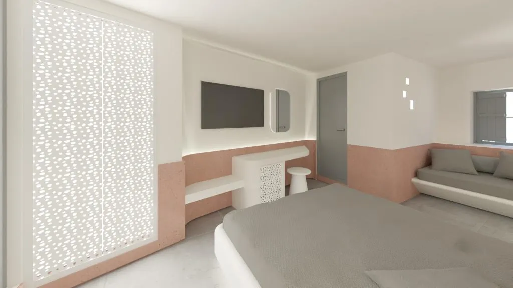 TRIPLE STANDARD Room, Kykladonisia Traditional Settlement, Santorini