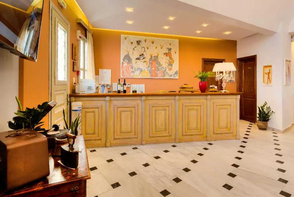 Lobby, Mathios Village, Santorini