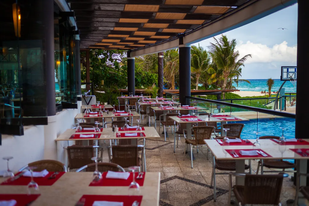 Restaurant, The Reef Playacar Beach Resort & Spa, Cancun Area