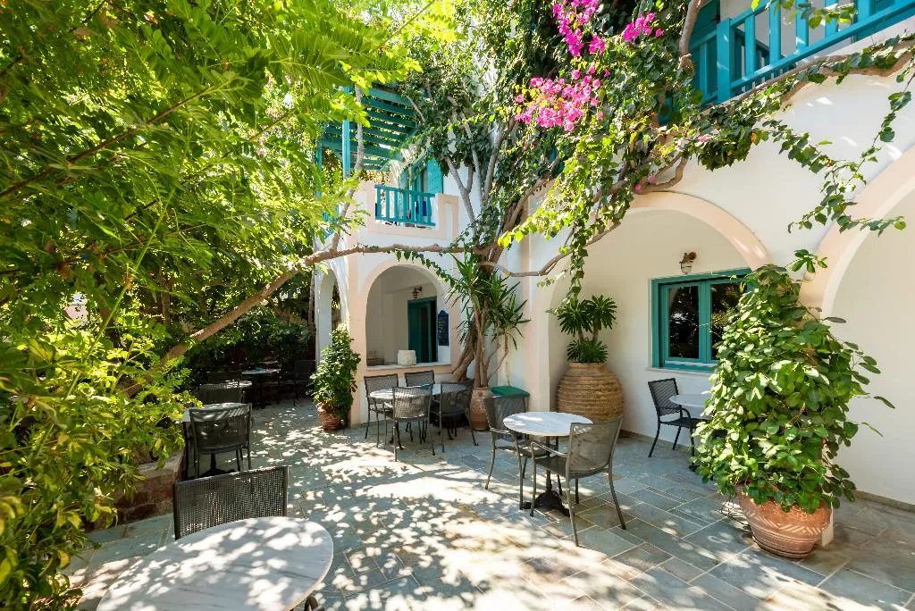 Terrace, Andreas Aparthotel, Santorini