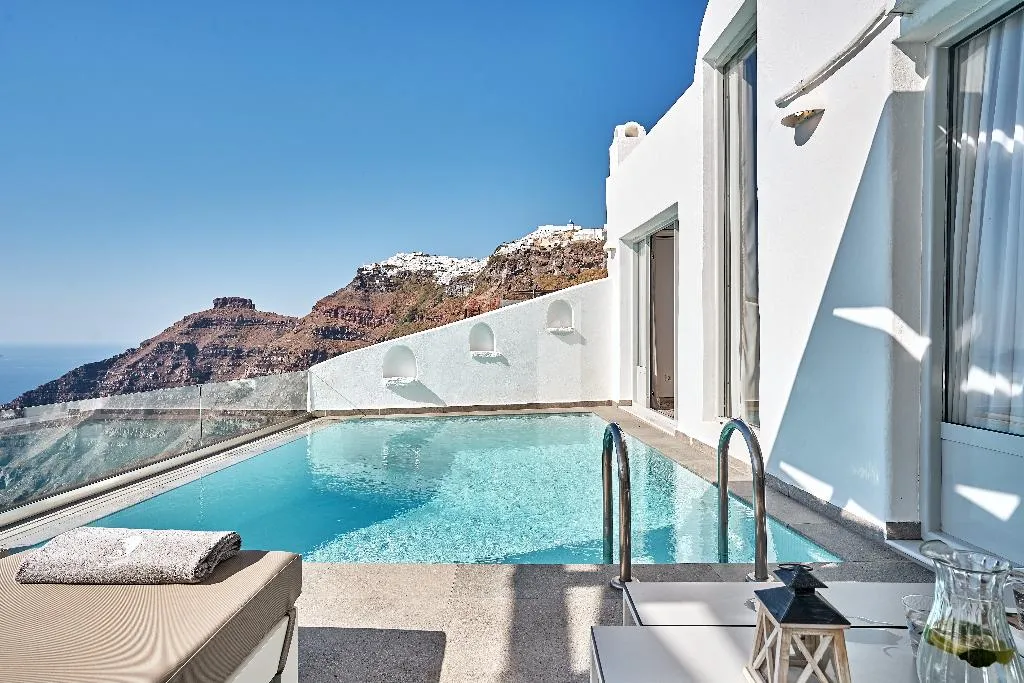 SUITE SEA VIEW WITH PRIVATE POOL Room, Agali Houses, Santorini