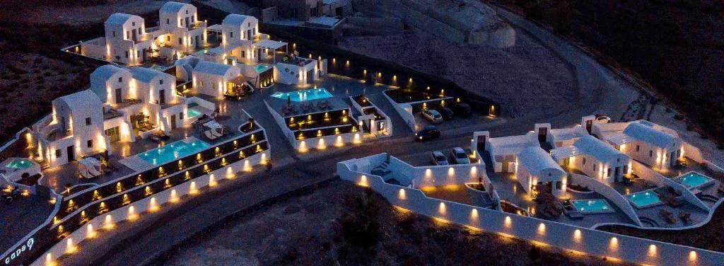 General view, Cape 9, Santorini