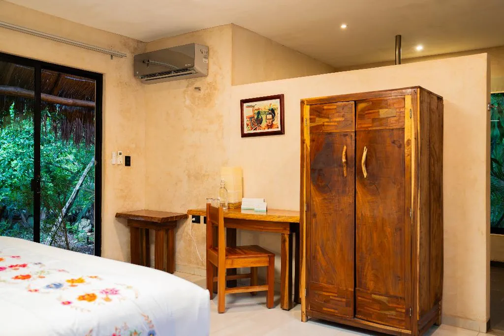 Cabin KING SIZE BED Room, Aldea Coba an Escape Experience, Cancun Area