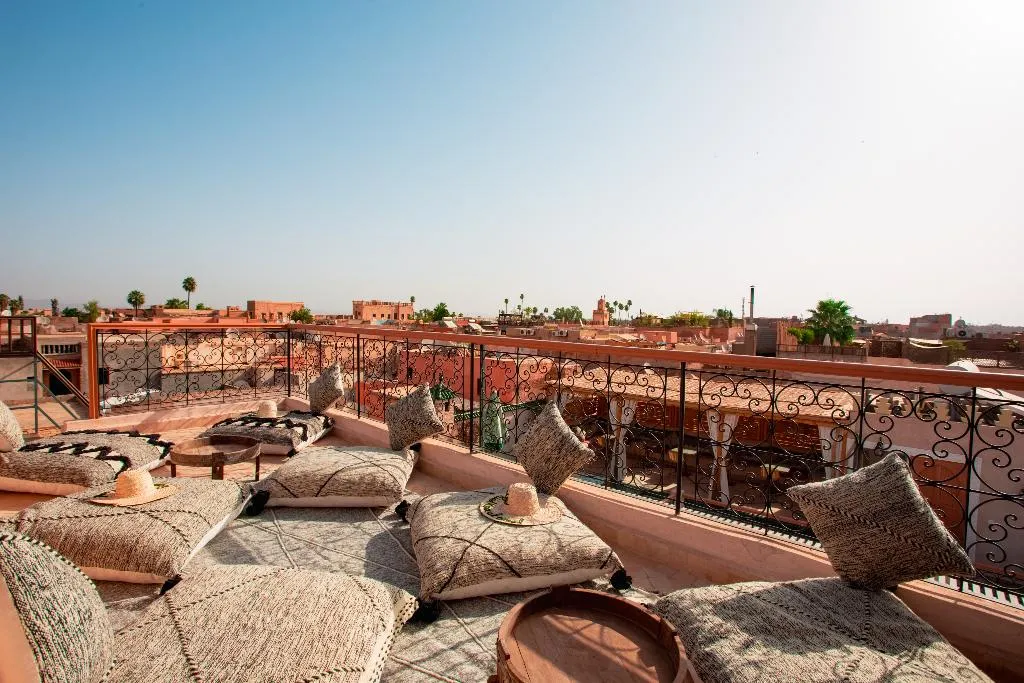 Terrace, Riad Ksar Al Amal, Marrakech