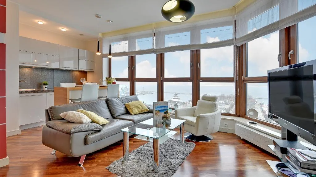 APARTMENT SEA VIEW CAPACITY 4 Room, Dom & House - Apartments Sea Towers, Gdansk