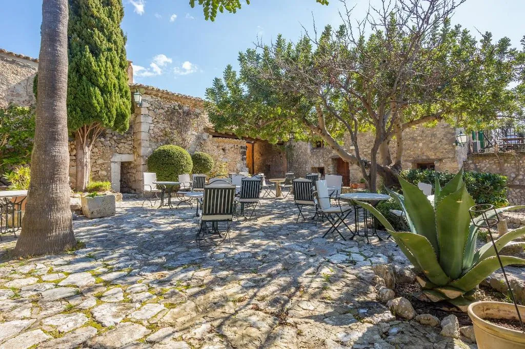 Terrace, Finca Hotel Es Castell, Majorca