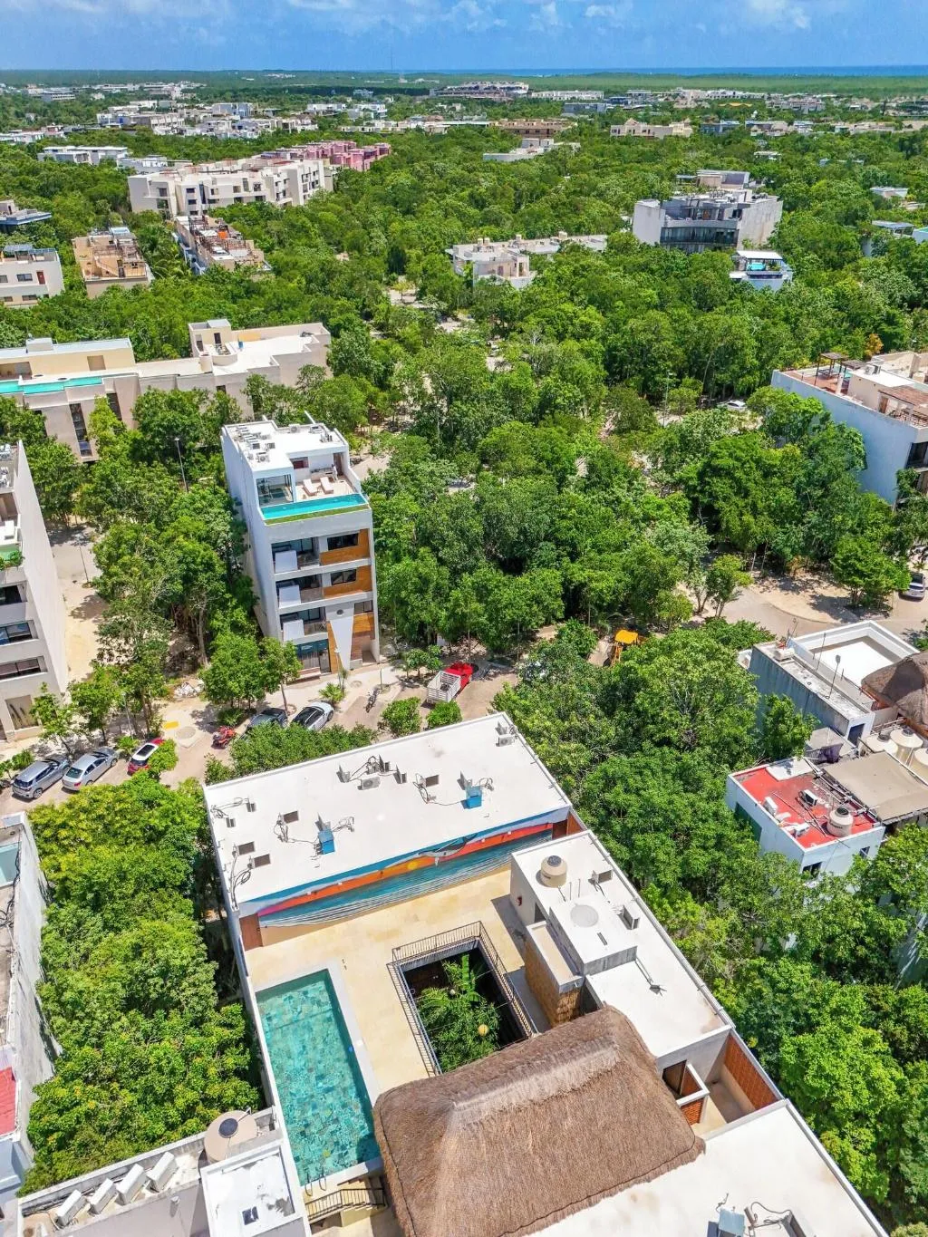General view, Calea Tulum, Cancun Area