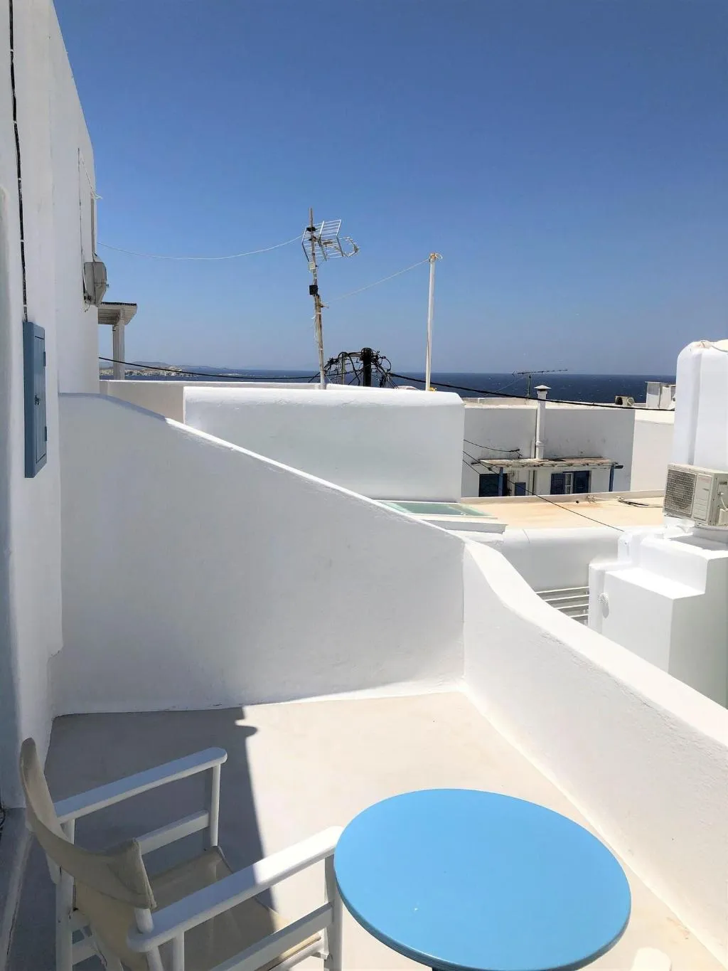 Terrace, Hotel Lefteris, Mykonos