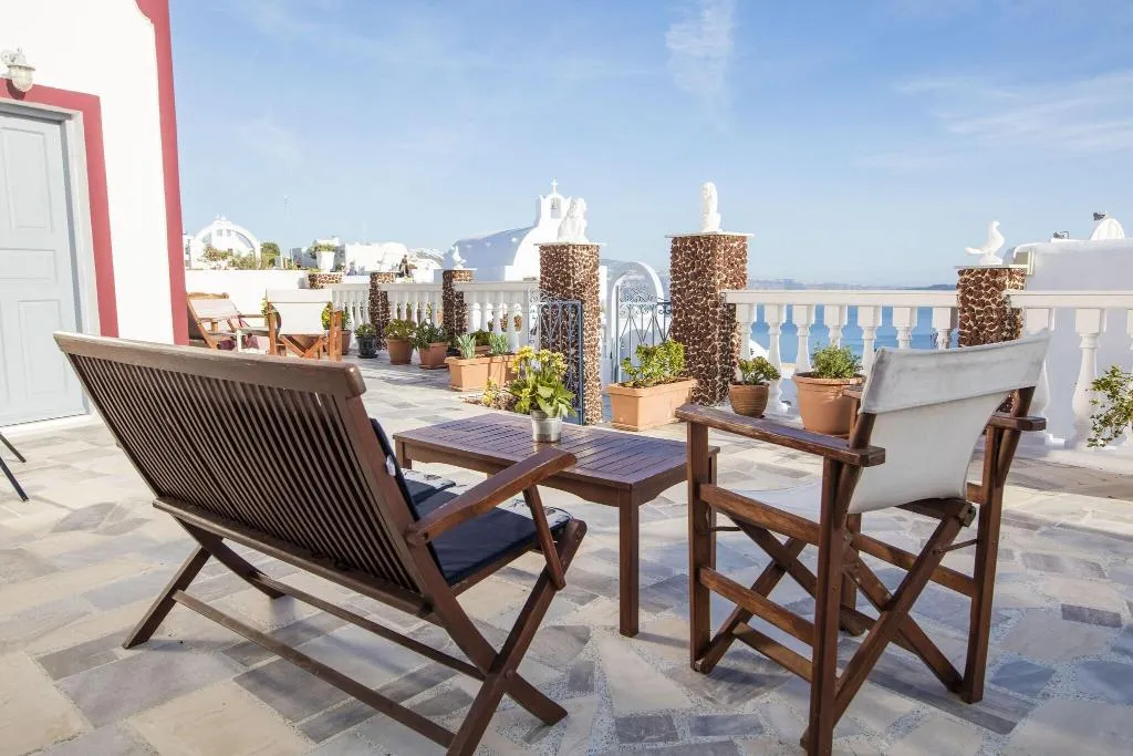 Terrace, Maryloujohn Villas, Santorini