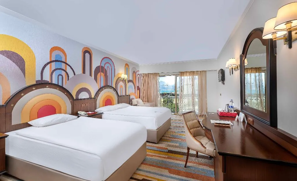 DOUBLE SUPERIOR SIDE SEA VIEW Room, Megasaray West Beach Antalya, Antalya