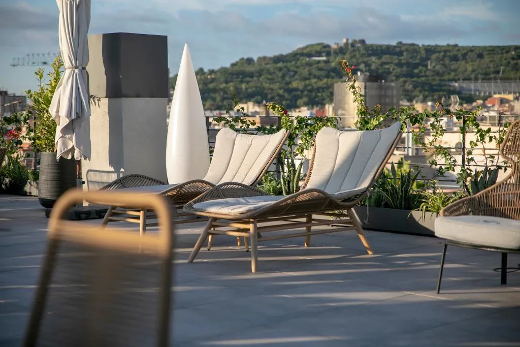 Terrace, Silken Ramblas, Barcelona