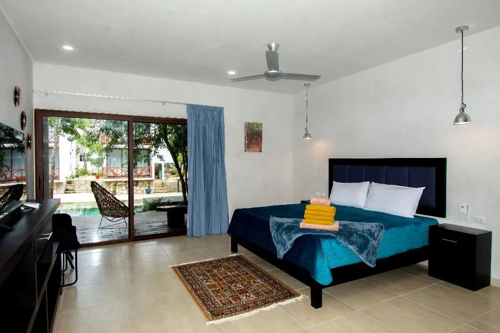 DOUBLE SUPERIOR POOL VIEW Room, Hotel Cenotes Casa Tortuga, Cancun Area