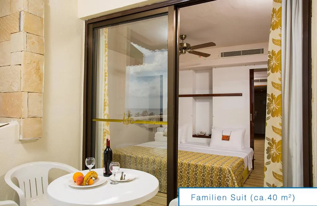 FAMILY ROOM TWO BEDROOMS ONE BATHROOM Room, Defne Garden, Antalya
